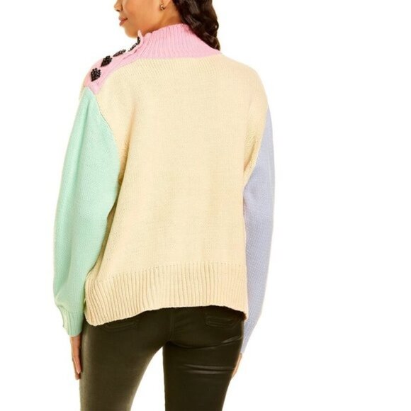 RARE Olivia Rubin Lyla High Neck Sweater Size L - Picture 3 of 9